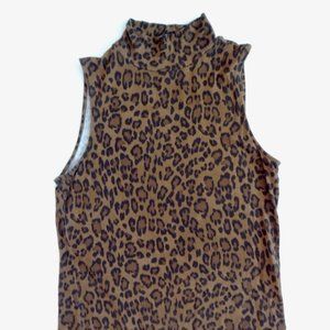 Lauren Ralph Lauren Leopard Sleeveless Top